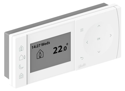 Danfoss-progr-RaumthermostatTPOne-RF-Funksteuerung-7-Tage-Programm-2x1-5V-087N7853 gallery number 1